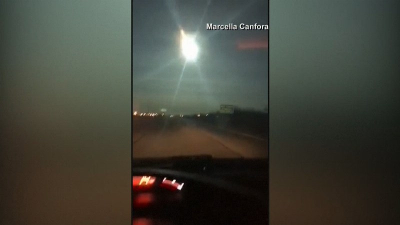 Giant Fireball Seen Over Lake Michigan